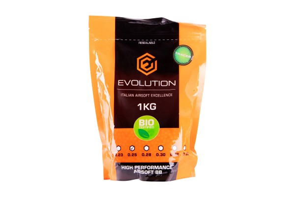 Evolution High Performance Airsoft BIO Tracer BBs 6 mm 0,25 g 4.000 Stück