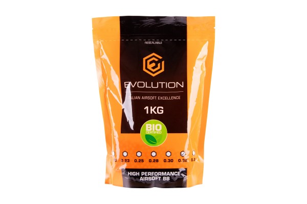 Evolution High Performance Airsoft BIO BBs 6 mm 0,32 g 3.125 Stück